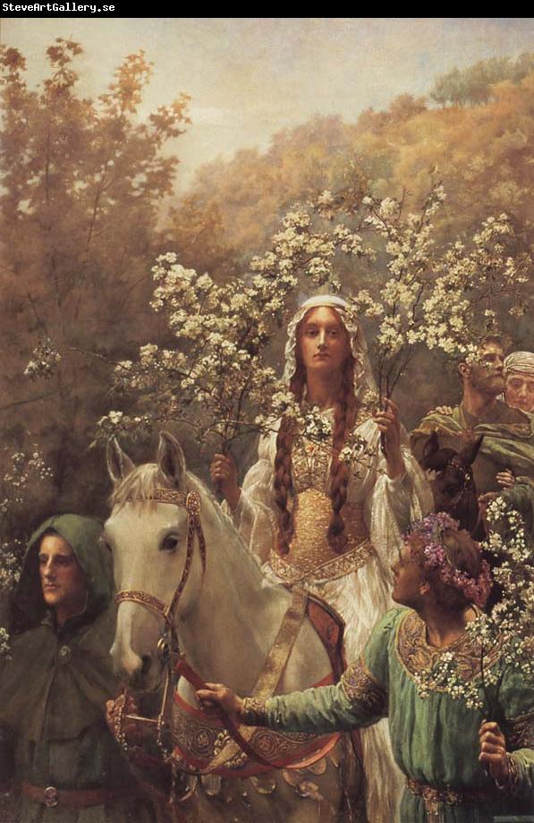 John Collier Queen Guinever-s Maying